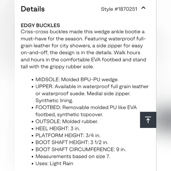 Sorel "Joan of Arctic Wedge II Buckle Bootie" WP Black Leather | Women's Size 8 - Picture 13 of 14